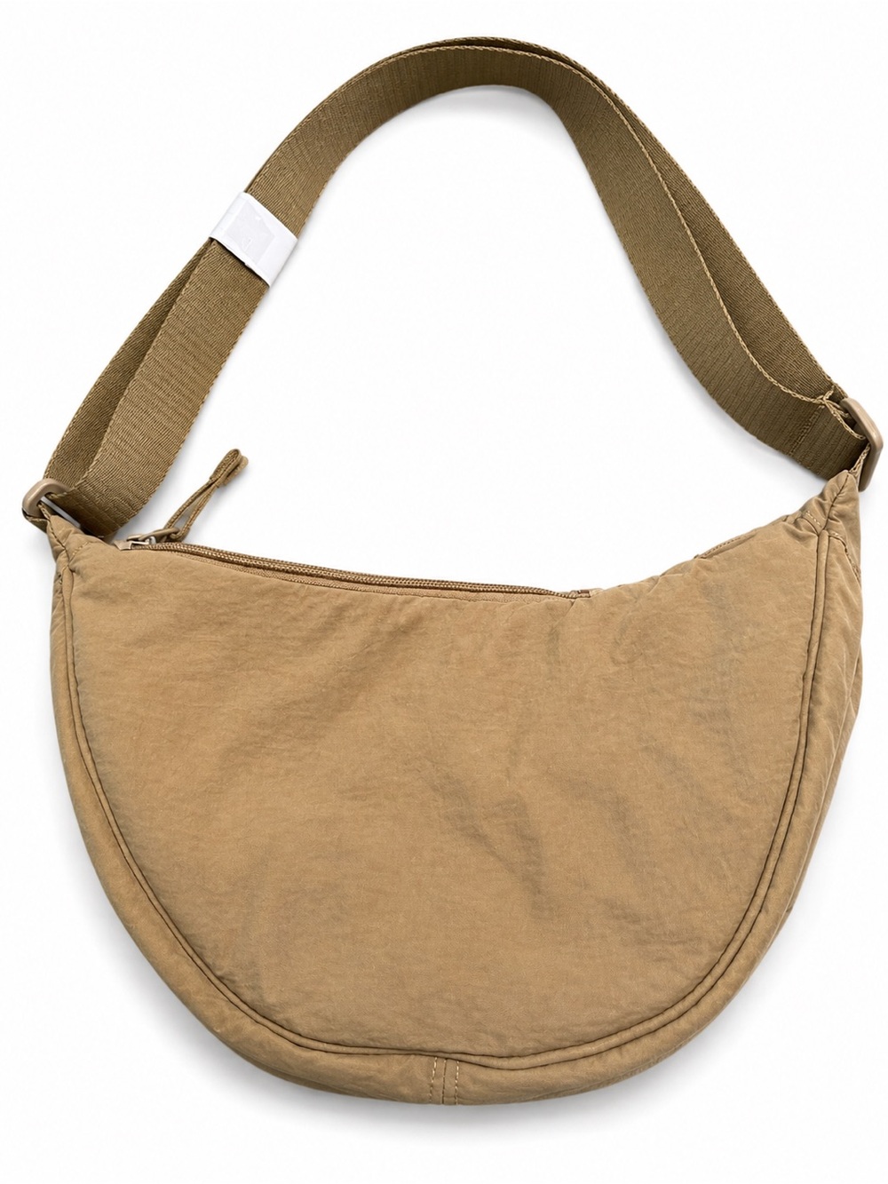 Uniqlo Tan Crescent Crossbody Shoulder Bag
